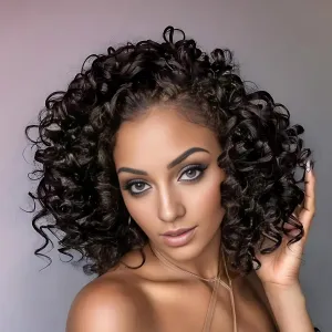 10 Inch Pre Looped Crochet Hair for Black Women Girls&Kids-8 Packs Gogo Curl/Beach Curl/Ocean/Water/Deep Wave Synthetic Hair Tangle-Free Full&Natural Look Long-Lasting for Daily Wear(4)