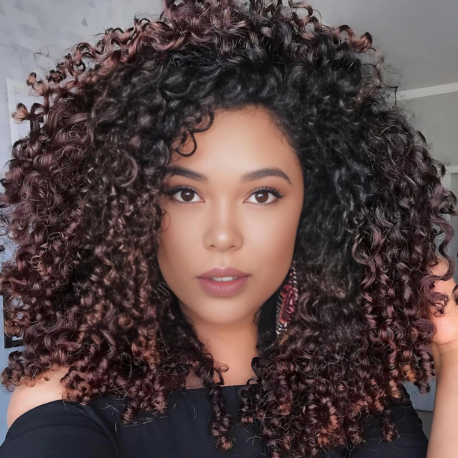 10 Inch Pre Looped Crochet Hair for Black Women Girls&Kids-8 Packs Gogo Curl/Beach Curl/Ocean/Water/Deep Wave Synthetic Hair Tangle-Free Full&Natural Look Long-Lasting for Daily Wear(1B/33/30)