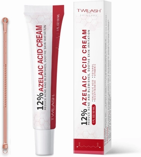 12% Azelaic Acid Cream with Pimple Popper Tool – Advanced Blemish Control, Redness Relief, and Skin Hydration – Perfect for Sensitive Skin – 1 fl oz / 30 ml (12%)