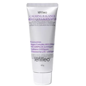 1PC Lefilleo Collagen Firming/Calming Balance Milky Facial Peel off Cream Mask, 65g (clear- calming balance)