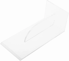 1pc Cake Scraper Smoother Transparent Baking Tool for Cake Decorating Reusable for Frosting Spreading