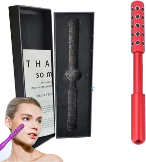 2025 New Elarique Glow Sculpting - Beauty Roller, Uplift Facial Massaging Beauty Tool, Facelift Pro Roller, Massage Face Tool, Cooling & Sculpting, for Skincare (Red)
