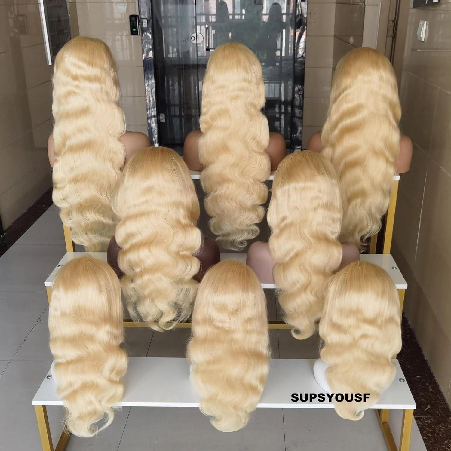 20 Inch 613 Lace Front Wig Human Hair, 13x4 Body Wave, Blonde Lace Front Wigs | Pre-Plucked with Baby Hair | 613 HD Lace Frontal Wig | Brazilian Virgin Human Hair | 180% Density Wigs