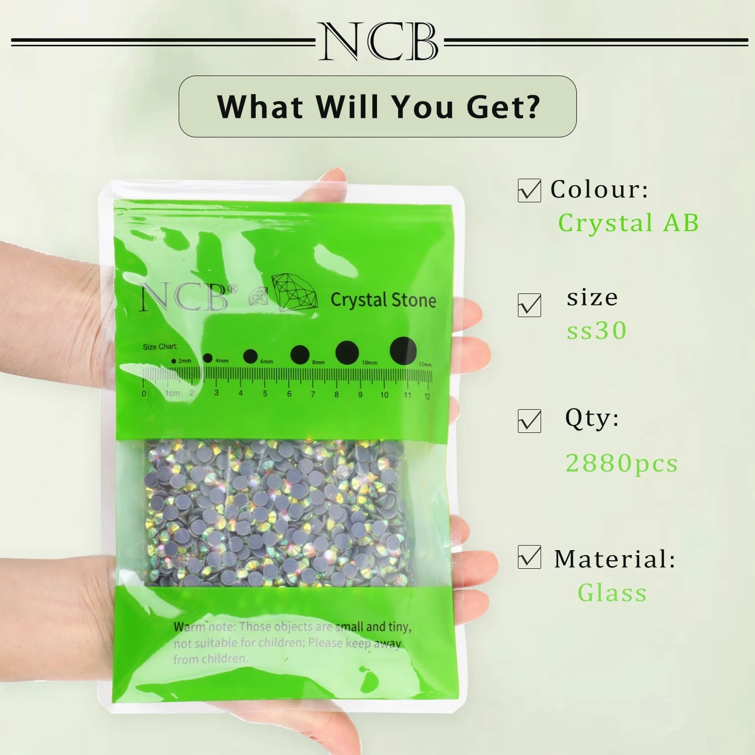 2880pcs Hotfix Crystal Rhinestones for Clothes Crafts, Hot Fix Bulk Flatback Crystals, Iron on Hotfix for DIY Decoration 20 Gross (Crystal AB, ss30/2880pcs)