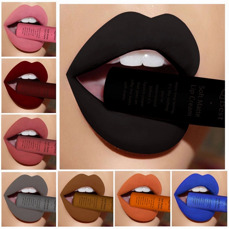 34 Colors Liquid Waterproof Drag Queen Matte Lipstick