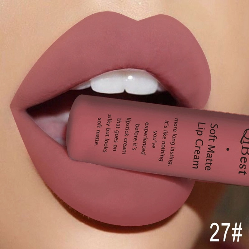 34 Colors Liquid Waterproof Drag Queen Matte Lipstick