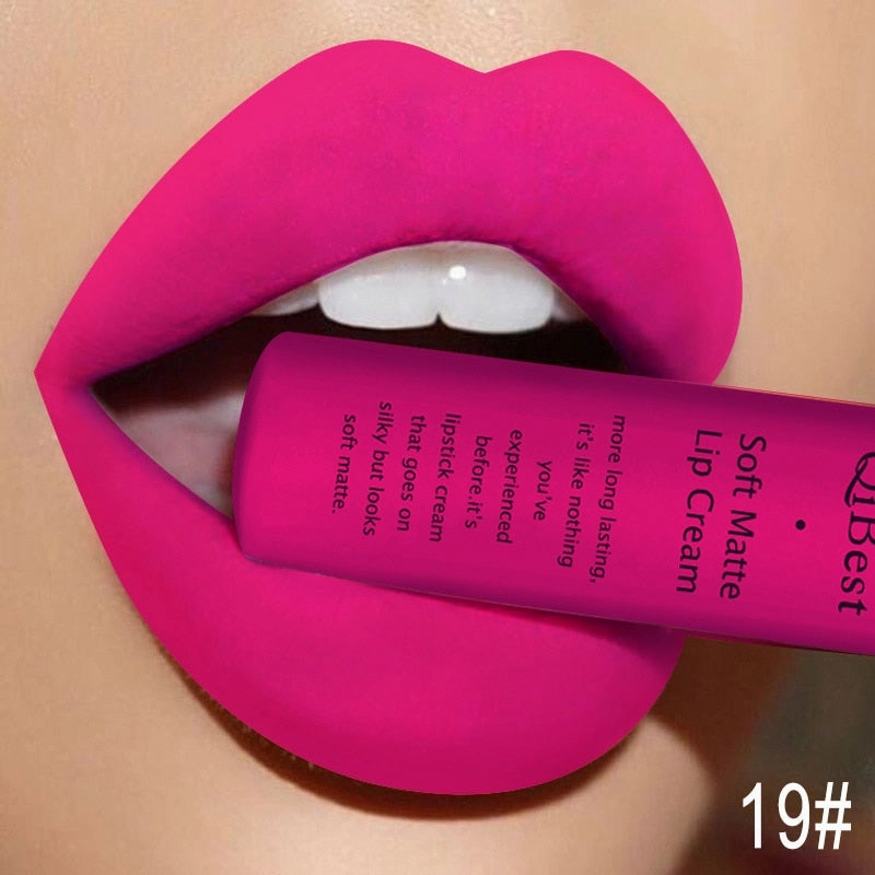 34 Colors Liquid Waterproof Drag Queen Matte Lipstick
