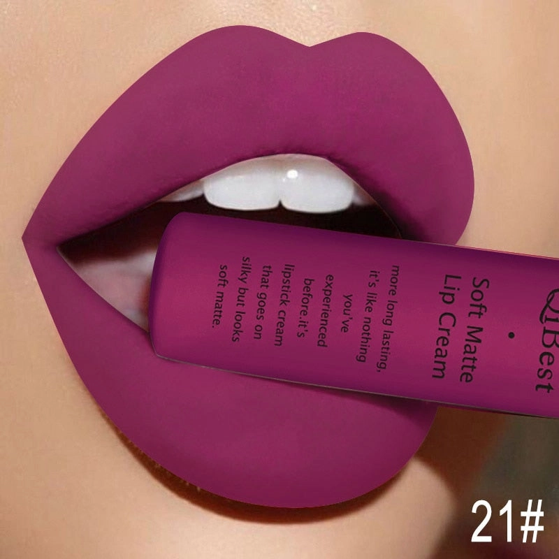 34 Colors Liquid Waterproof Drag Queen Matte Lipstick
