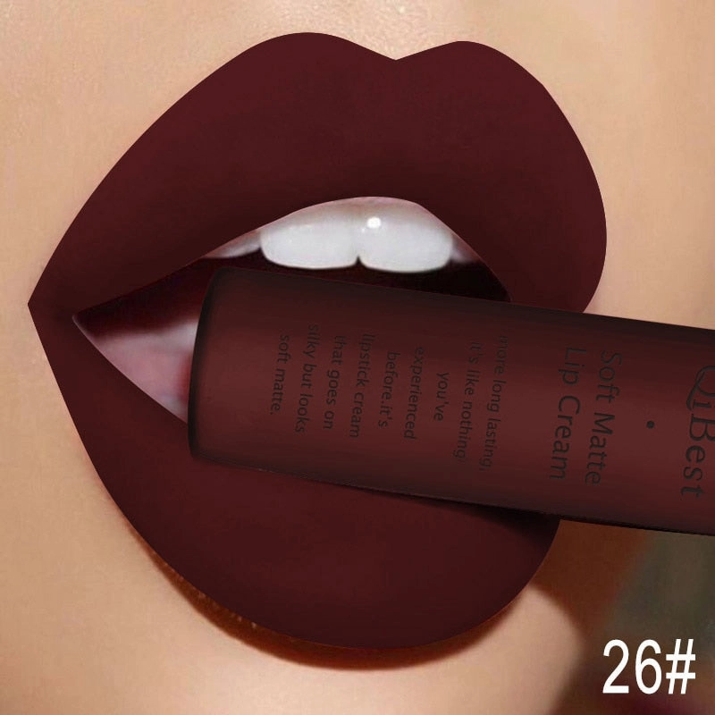 34 Colors Liquid Waterproof Drag Queen Matte Lipstick