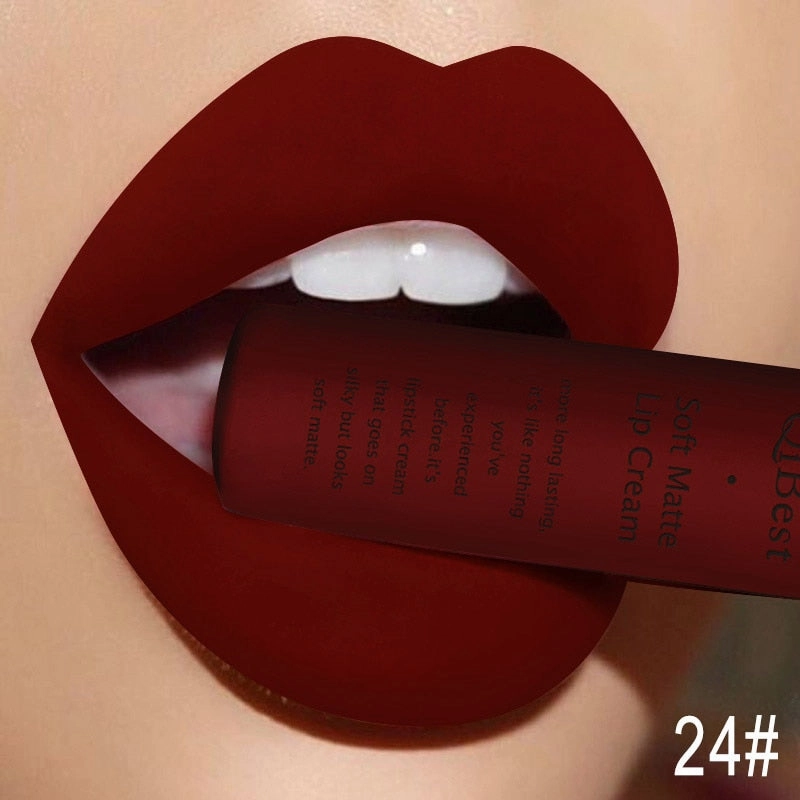34 Colors Liquid Waterproof Drag Queen Matte Lipstick