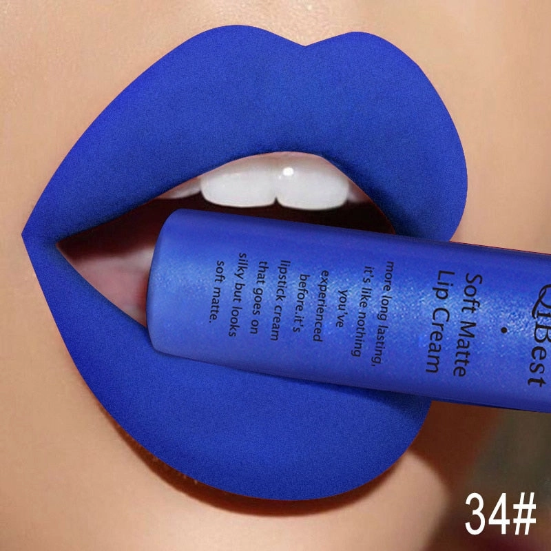 34 Colors Liquid Waterproof Drag Queen Matte Lipstick