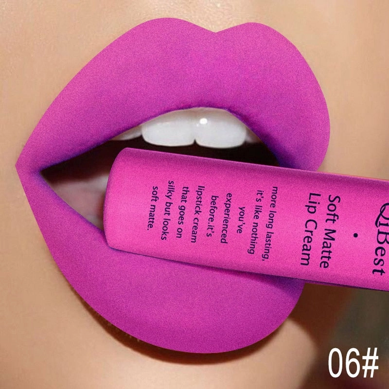 34 Colors Liquid Waterproof Drag Queen Matte Lipstick
