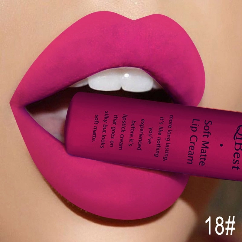 34 Colors Liquid Waterproof Drag Queen Matte Lipstick