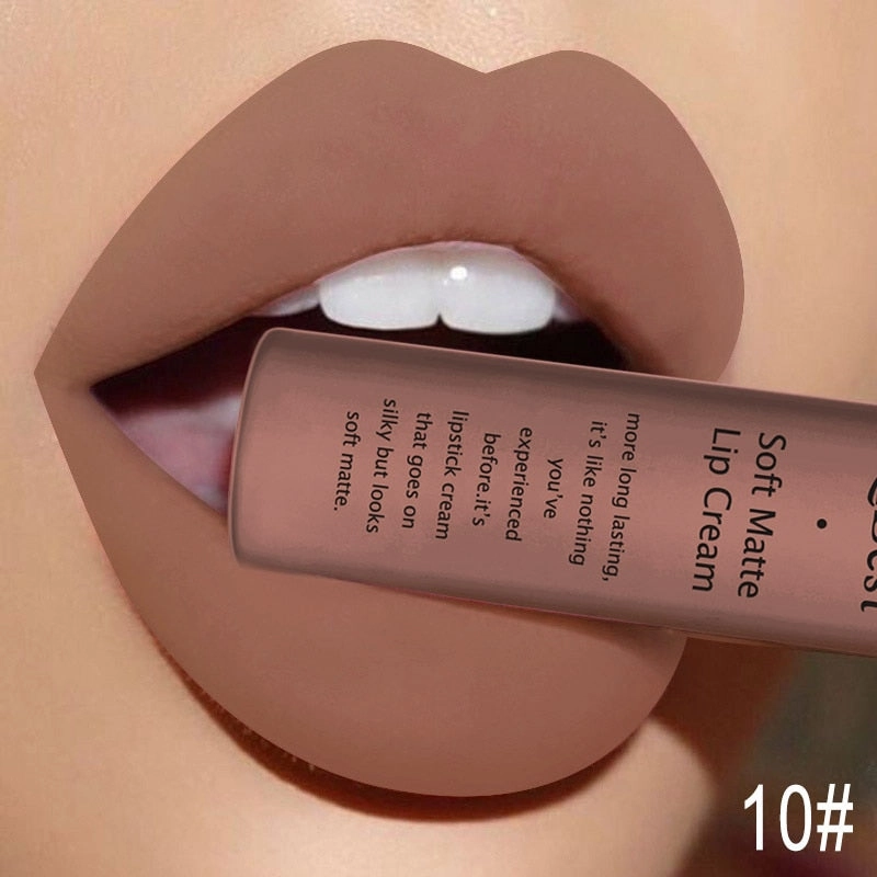 34 Colors Liquid Waterproof Drag Queen Matte Lipstick