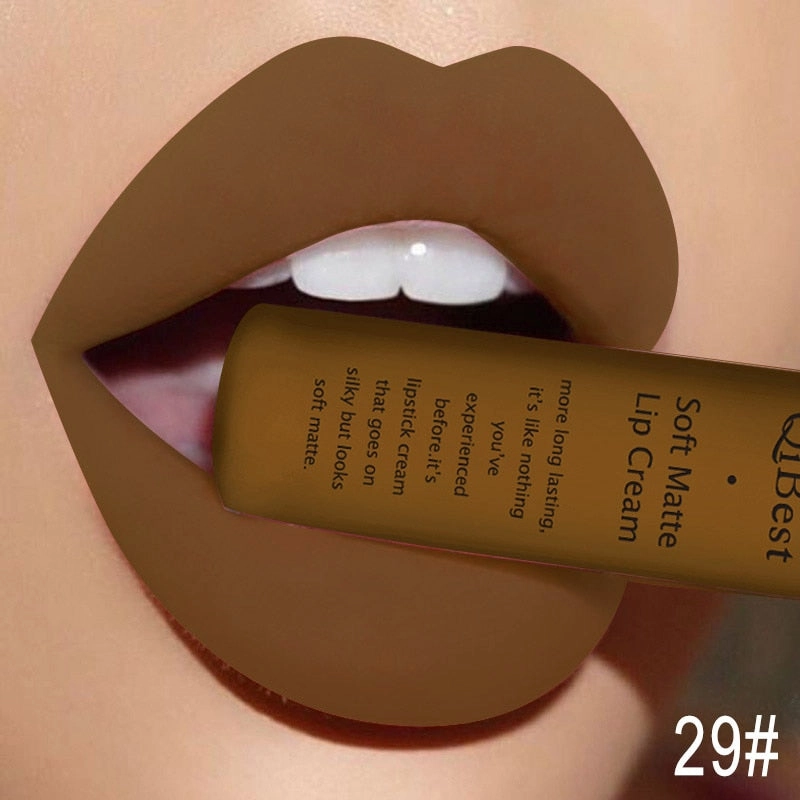 34 Colors Liquid Waterproof Drag Queen Matte Lipstick