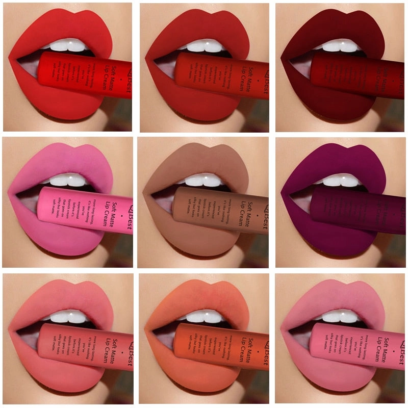 34 Colors Liquid Waterproof Drag Queen Matte Lipstick