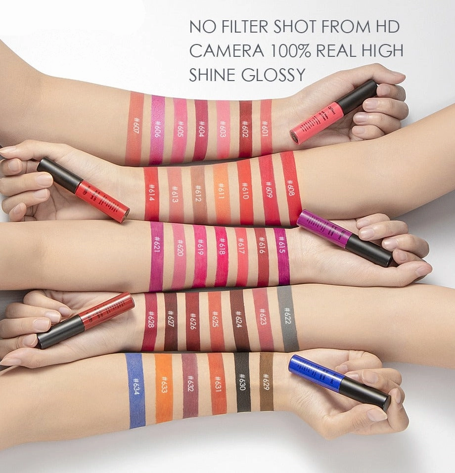 34 Colors Liquid Waterproof Drag Queen Matte Lipstick