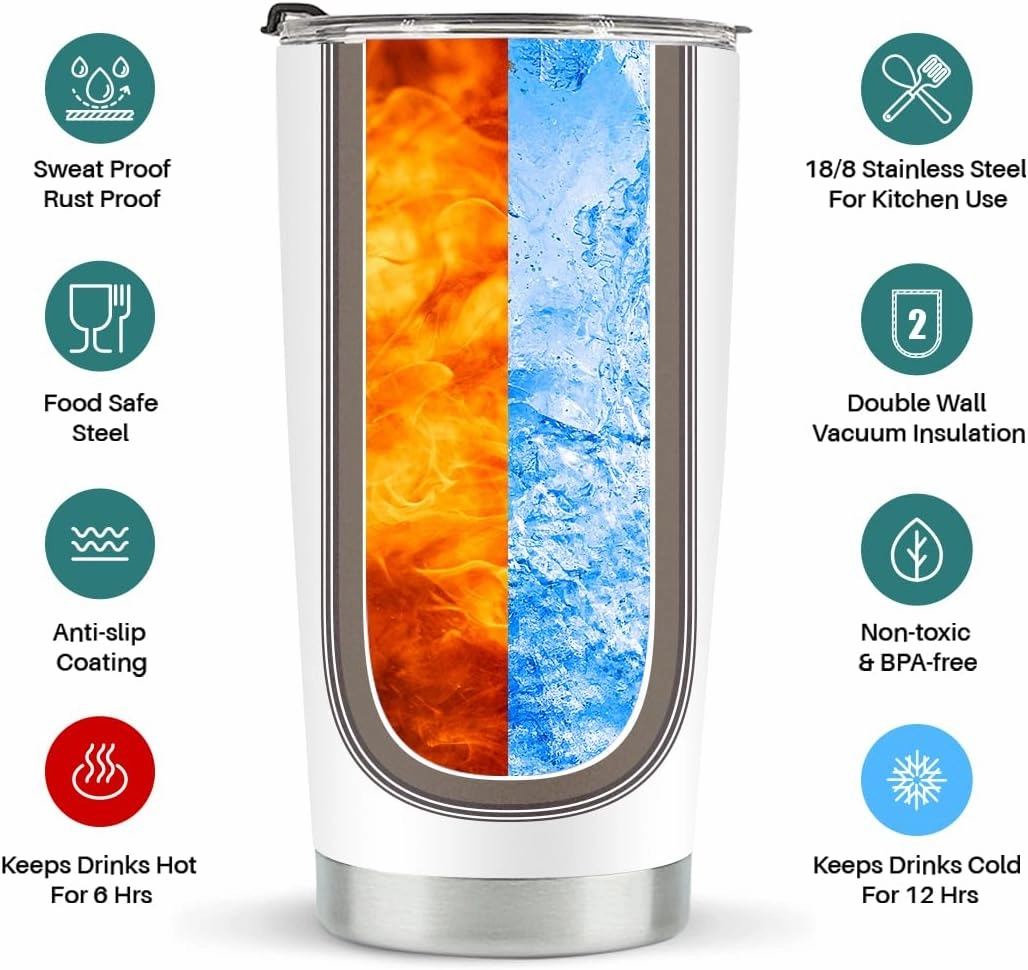 70th Birthday Gifts for Women, 1955 70th Birthday Decorations for Women, 70 Year Old Gift Ideas, Turning 70, 20 oz Stainless Steel Vacuum Insulated Tumblers
