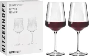 8000002 Red Wine Glass 500 ml - Sonnenliff Series - 2 Pieces in Gift Set, Modern - Made in Germany