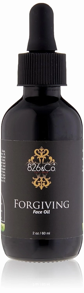 826 & Co. FORGIVING Face Oil. Daily Anti-Aging Serum to Hydrate, Smooth, Comfort and Reveal Radiant Skin with Elastin, Ceramide NP and Pomegranate Oil. Lightweight Quick Absorption. 2oz