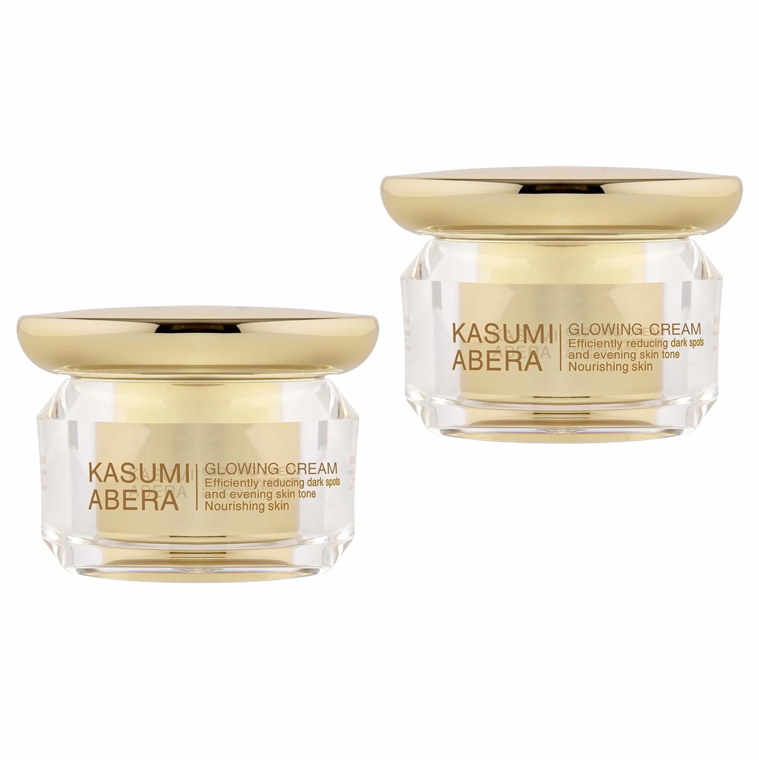 ABERA Kasumi Face Cream, Hydrating Treatment for Face, Smooth Enhancer, Extensive Moisturizer (0.7 Oz Per Item) (2 Box)