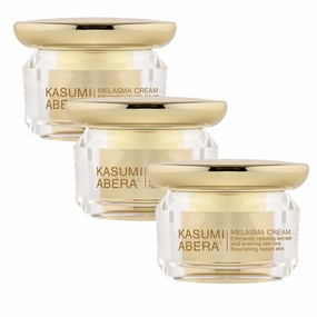 ABERA Kasumi Glowing Cream, Melasma Treatment with Niacinamide & HA, Dark Spot Remover For Face, Reduce Fine Lines, Wrinkles, Anti-aging, Red Ginseng Extract, Melasma Cream (0.7 Oz Per Item)(Set 3)