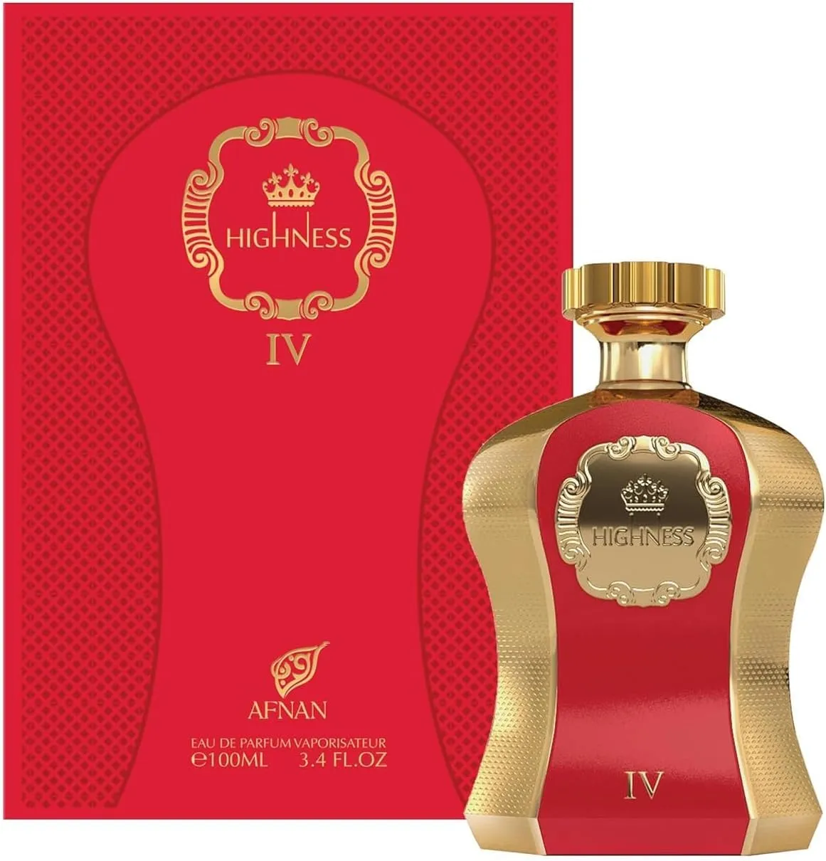 Afnan Highness Red Luxury Unisex Eau De Parfum, 3.4 Fl. Oz