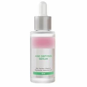 Age Defying Face Serum |Reduces Wrinkles, Spots, Pores |Peptides, AHA, Vitamin C |Anti-Aging, Brightening, Hydrating |With Himalayan Glacial Water |Unisex Advance Care Formula |40ml