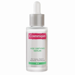 Age Defying Face Serum |Reduces Wrinkles, Spots, Pores |Peptides, AHA, Vitamin C |Anti-Aging, Brightening, Hydrating |With Himalayan Glacial Water |Unisex Advance Care Formula |40ml