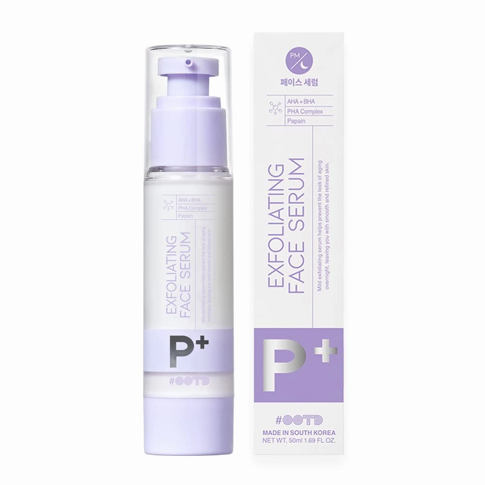 AHA BHA Serum Korean Overnight Face Serum, Acne Serum for Oliy & Sensitive Skin, Exfoliating Face Serum P.M, AHA BHA PHA, Papain, Cell Turnover Refine Serum Cream 50g