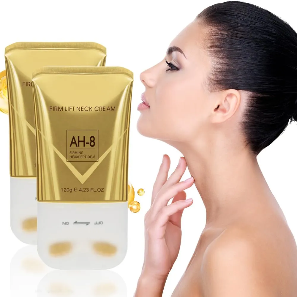 AIIONP AH-8 Firming Neck Cream for Crepey Skin Body Care Comfort, 2025 New Roller Neck Firming Cream, Moisturizing, Tightening Lotions Cosmetic Skin Care Skin Repair for Women (2)
