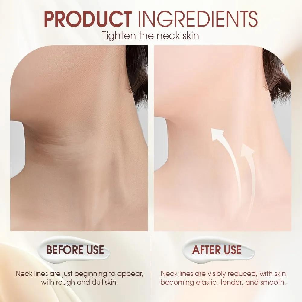 AIIONP AH-8 Firming Neck Cream for Crepey Skin Body Care Comfort, 2025 New Roller Neck Firming Cream, Moisturizing, Tightening Lotions Cosmetic Skin Care Skin Repair for Women (2)