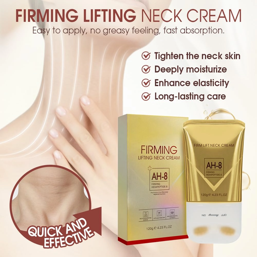 AIIONP AH-8 Firming Neck Cream for Crepey Skin Body Care Comfort, 2025 New Roller Neck Firming Cream, Moisturizing, Tightening Lotions Cosmetic Skin Care Skin Repair for Women (3)