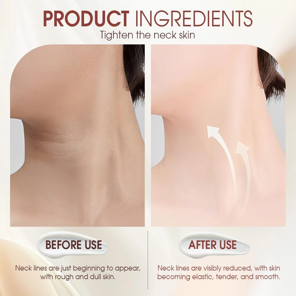 AIIONP AH-8 Firming Neck Cream for Crepey Skin Body Care Comfort, 2025 New Roller Neck Firming Cream, Moisturizing, Tightening Lotions Cosmetic Skin Care Skin Repair for Women (3)
