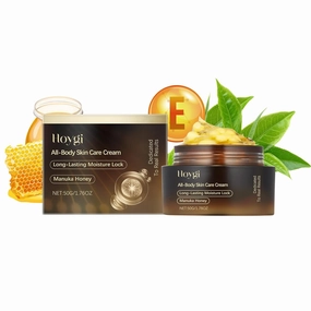 All-Body Skin Care Cream - Tightening & Firming Face and Body Moisturizer with Honey Extract, Hyaluronic Acid, Tea Tree Oil - 1.76oz | Deep Hydration, Wrinkle Reduction, Nourishing Formula (3)