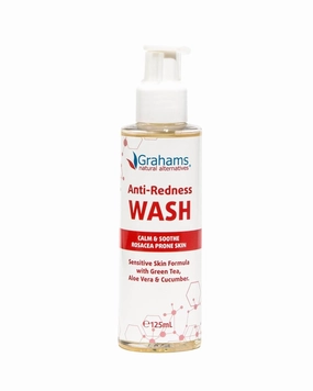 Anti Redness Face Wash for Rosacea - Facial Cleanser for Redness-Prone, Sensitive Skin (1 x 125ml)