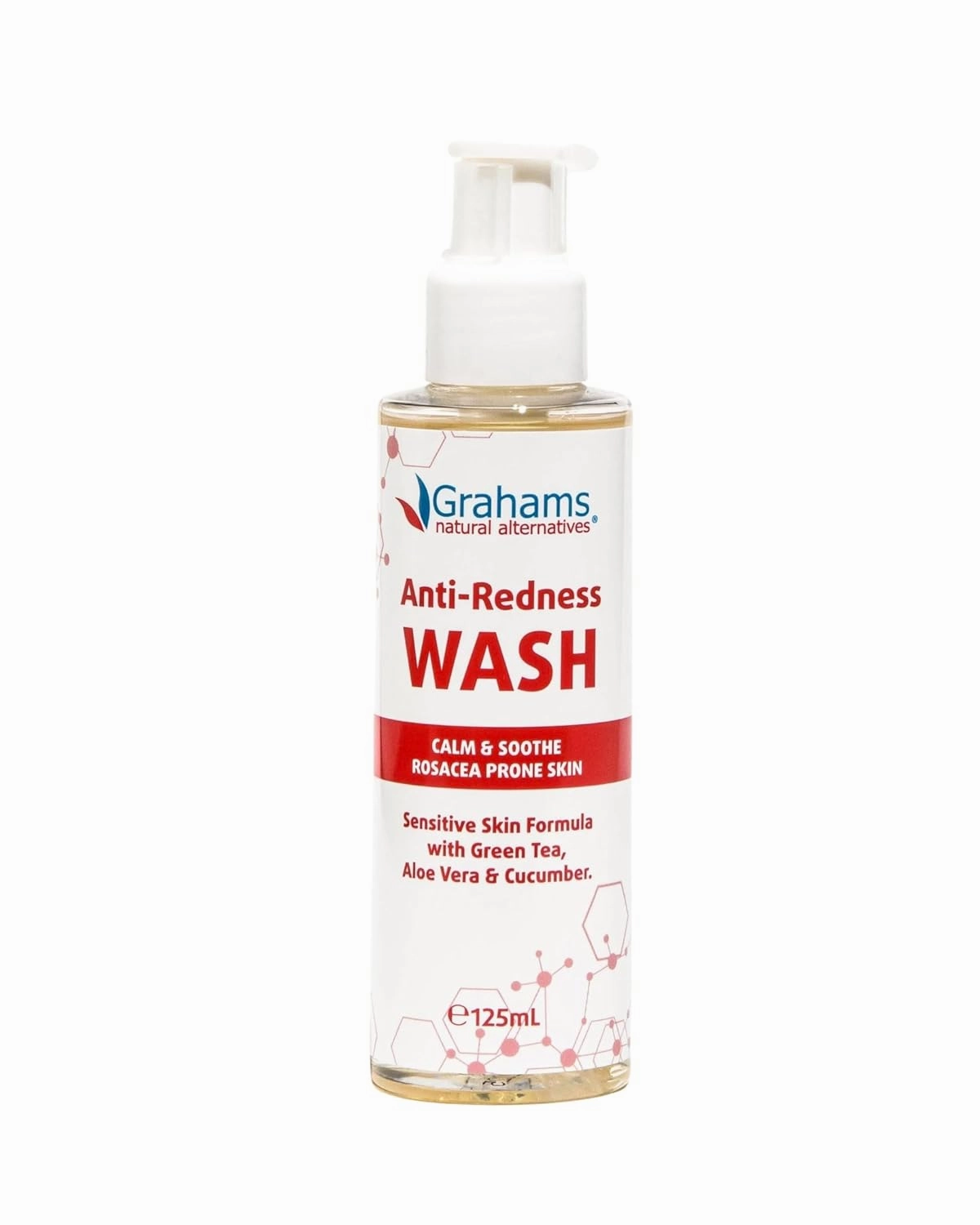 Anti Redness Face Wash for Rosacea - Facial Cleanser for Redness-Prone, Sensitive Skin (1 x 125ml)