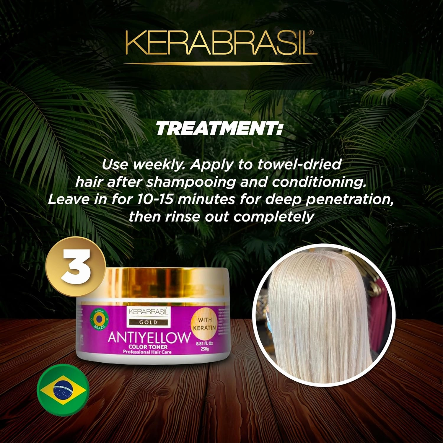 Antiyellow | Neutralizes Brassiness, Enhances Blonde Tones | Pearlized Radiance for Cool, Bright Blonde | Deep Hydration Formula | Perfect for Natural & Color-Treated Hair (Kit)