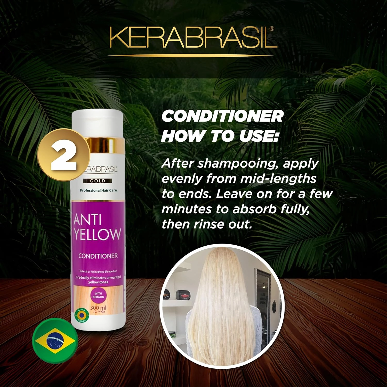 Antiyellow | Neutralizes Brassiness, Enhances Blonde Tones | Pearlized Radiance for Cool, Bright Blonde | Deep Hydration Formula | Perfect for Natural & Color-Treated Hair (Kit)