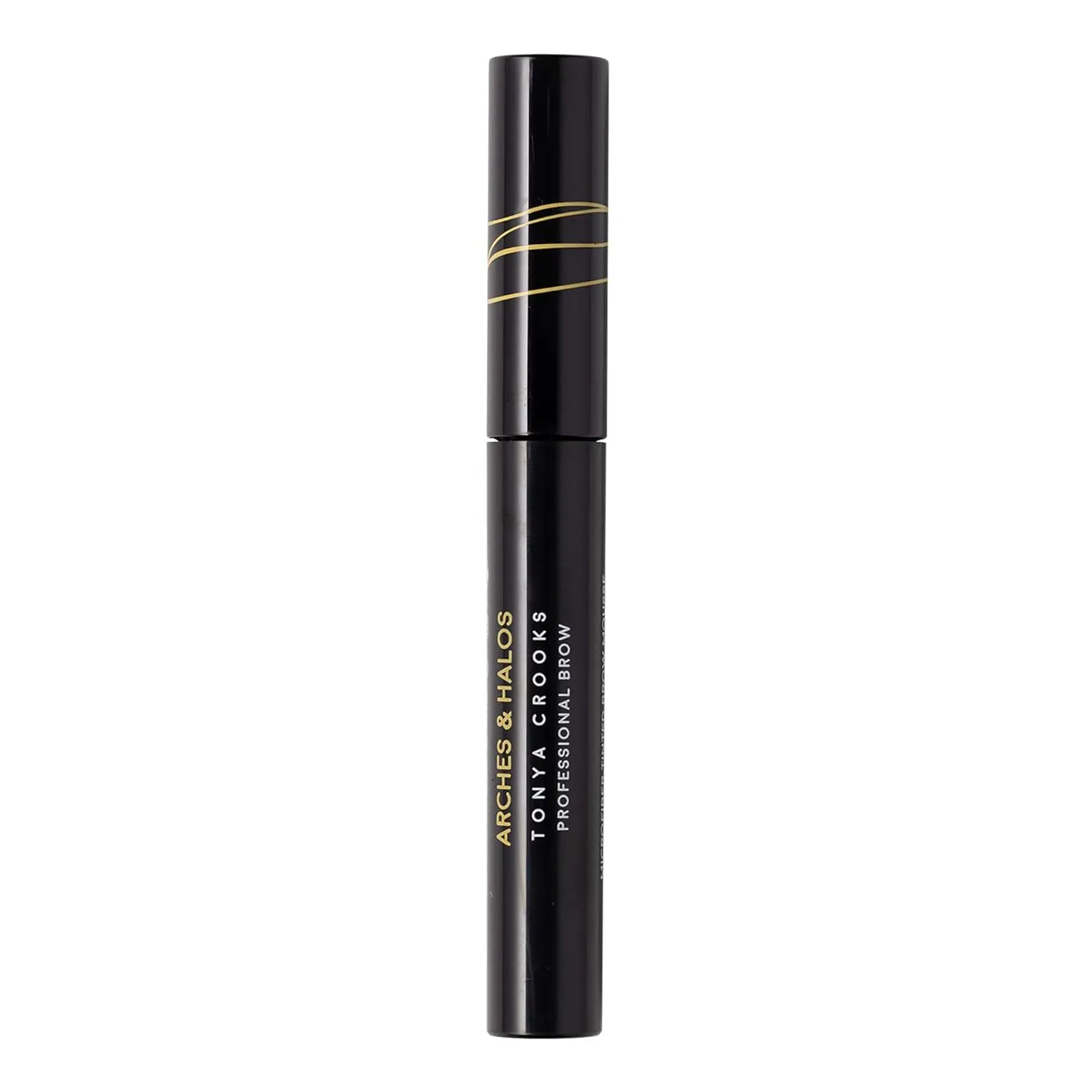 Arches & Halos Microfiber Tinted Brow Mousse - Espresso - Soft, Natural Definer Mousse to Shape, Sculpt and Control Eyebrows - Silky, Non-Crunchy, Fast-Setting Texture - Vegan Formula - 0.106 oz