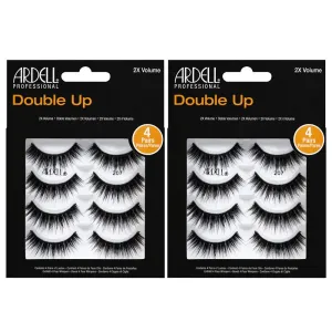 Ardell Lashes Double Up 207 - Lightweight, Dramatic Full Volume False Eyelashes, 2 Pack
