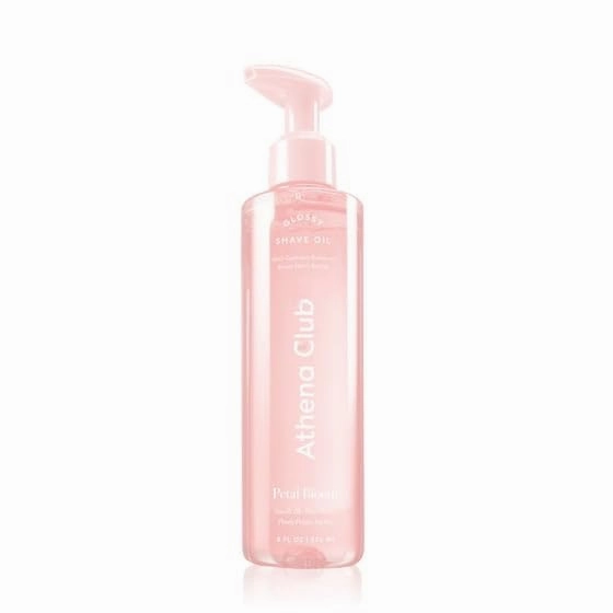 Athena-(club) Glossy Shave Oil, Petal Bloom Scent, Moisturizing Formula for Women, 8 oz (pack of 1)