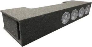 Atrend Accu-Tuned 6.50” Crew Vented Subwoofer Enclosure for 2019 & UP Ram Crew Cab - Premium Carpet Finish, OEM-Fit Design & Aliphatic Wood Glue Seal