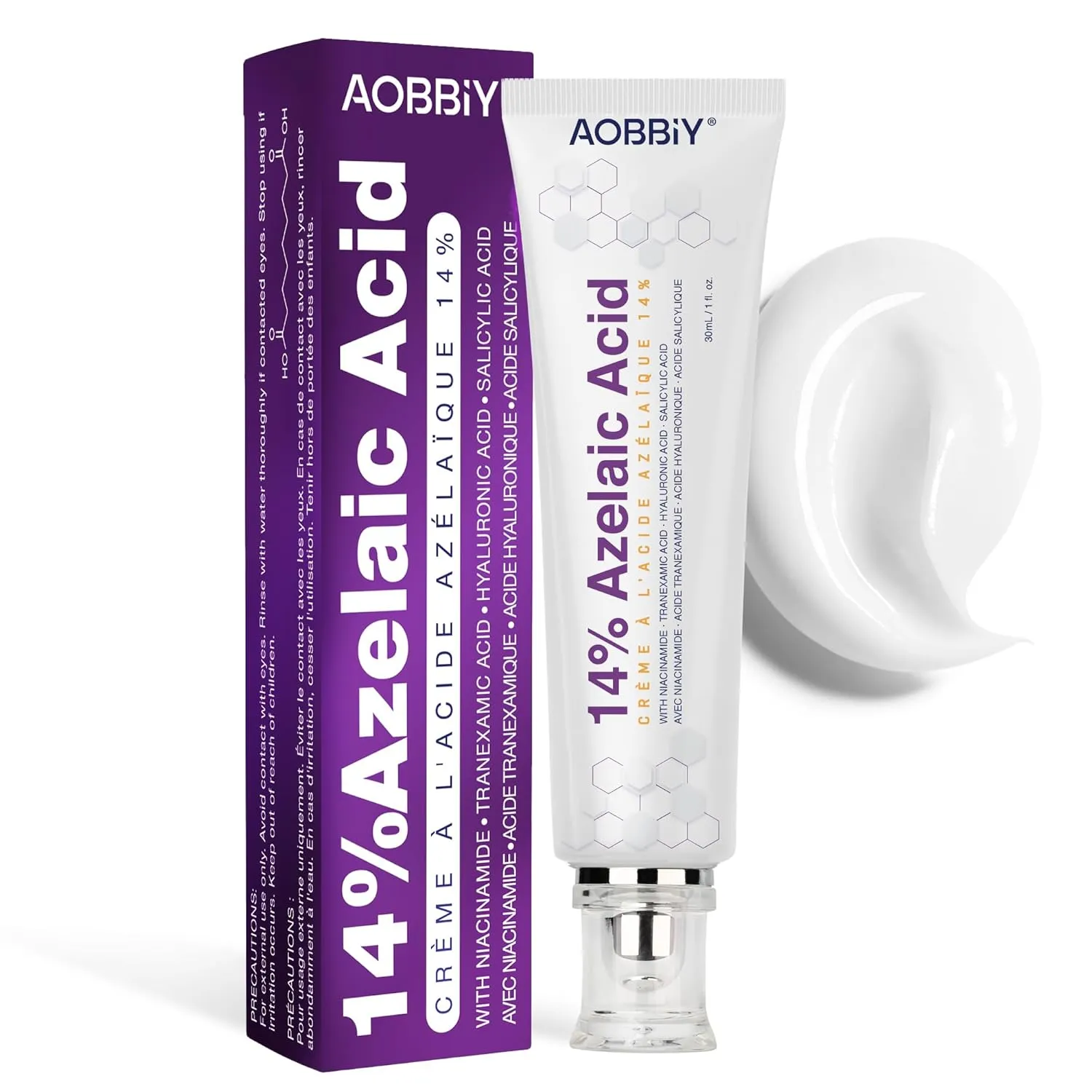 Azelaic Acid Acne Cream: Azelaic Acid For Face - Premium Azelaic Acid Cream - Face Skin and Beauty Care - Azelaic Acid Facial Cream, 1 Oz