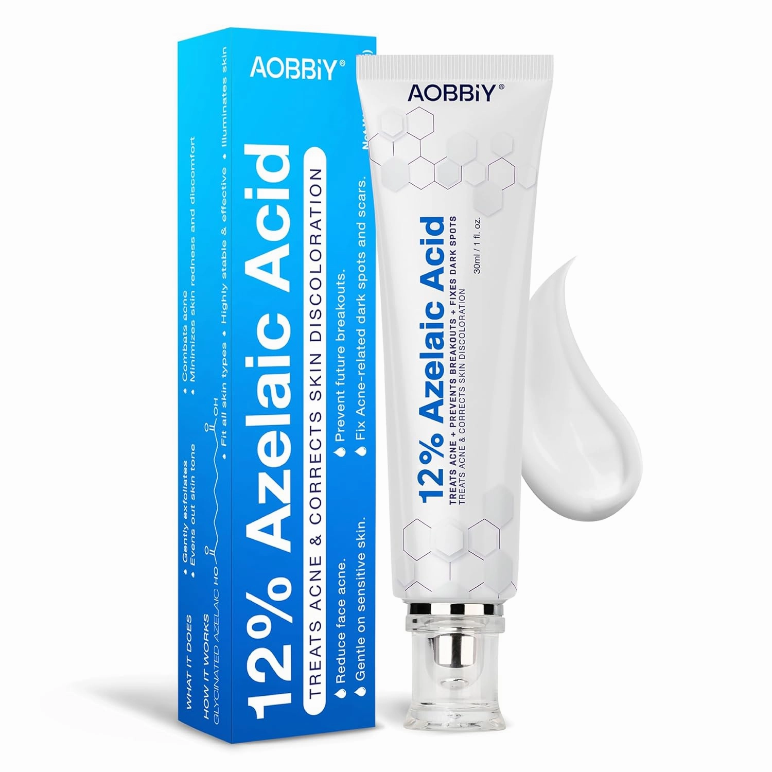 Azelaic Acid Acne Cream: Azelaic Acid For Face - Premium Azelaic Acid Cream - Face Skin and Beauty Care - Azelaic Acid Facial Cream (1 Oz)