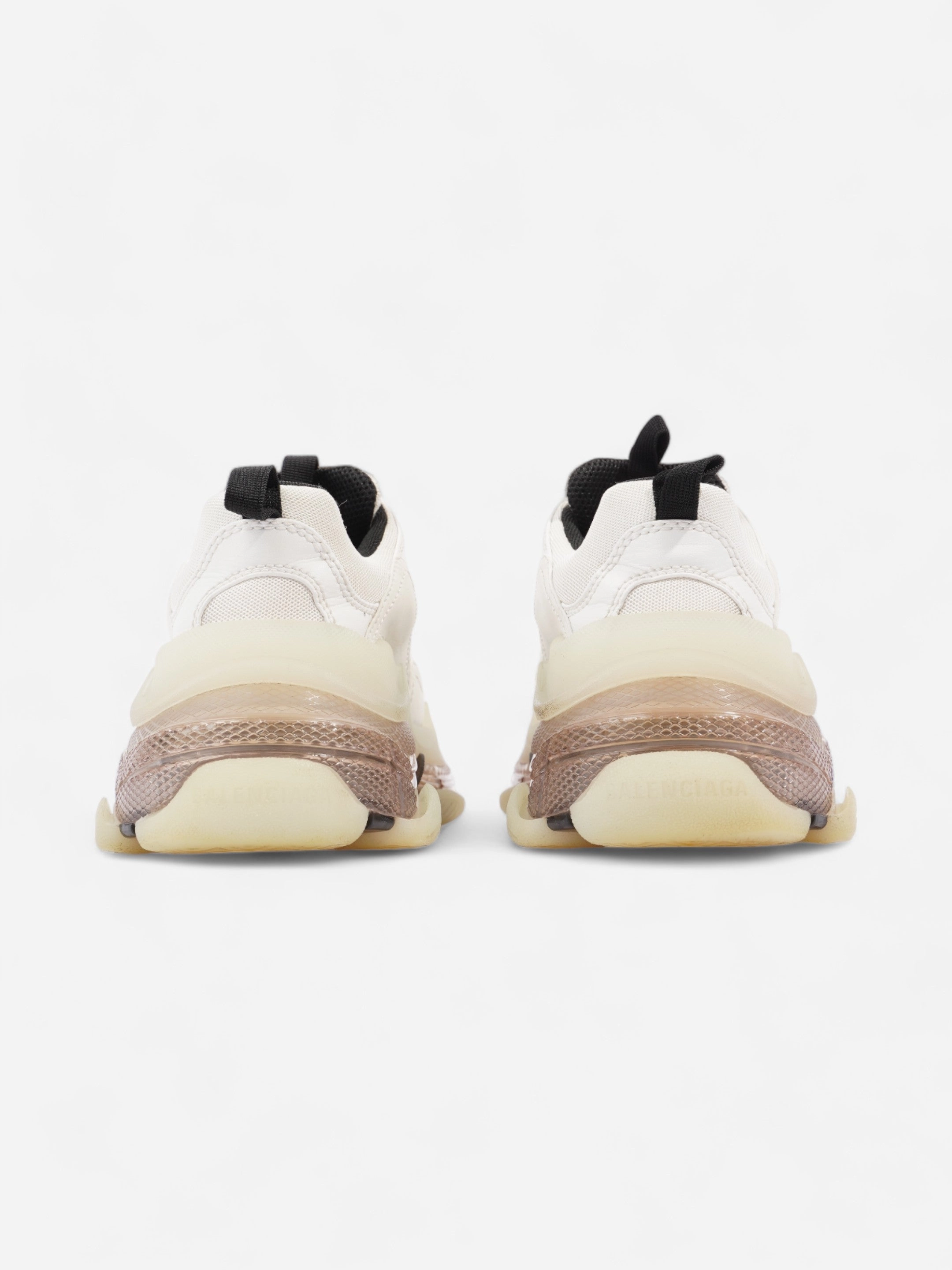 Balenciaga Triple S Clear Sole White Mesh EU 38 UK 5