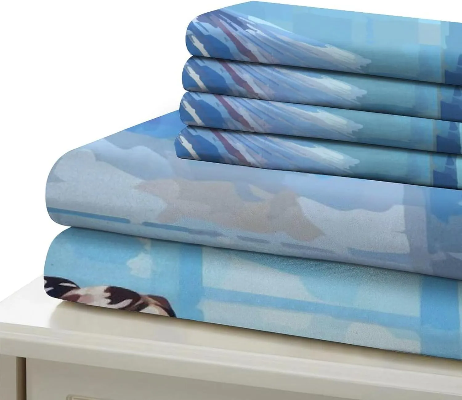 Ballerinas Breathable Duvet Cover Luxe Ballets Quilt Cover Set Hidden Zipper Comforter Cover Soft Microfiber Bedding Set with Pillowcases for Boys Girls Washable Full（203x228cm）