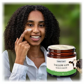 Beef Tallow for Skin, Grass Fed Beef Tallow for Face Moisturizer, Whipped Balm, Face Cream, Body Lotion, Skincare, 100% Pure Rendered Body Butter