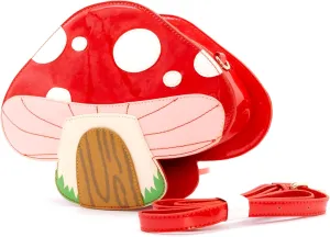Bewaltz Novelty Handbag, Fun Shape Tween Style - Sauce Packet Crossbody (Mushroom)