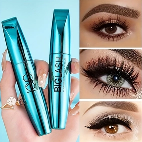 Big Lash Mascara, Extreme Black, Curling And Lengthening, Long-Lasting Formula, Waterproof, Smudge-Proof, 24-Hour Wear